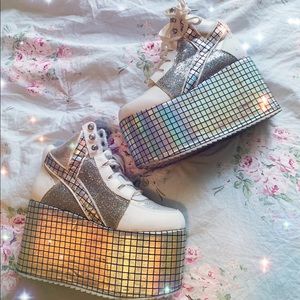 YRU Qozmo Disco Platform Shoes